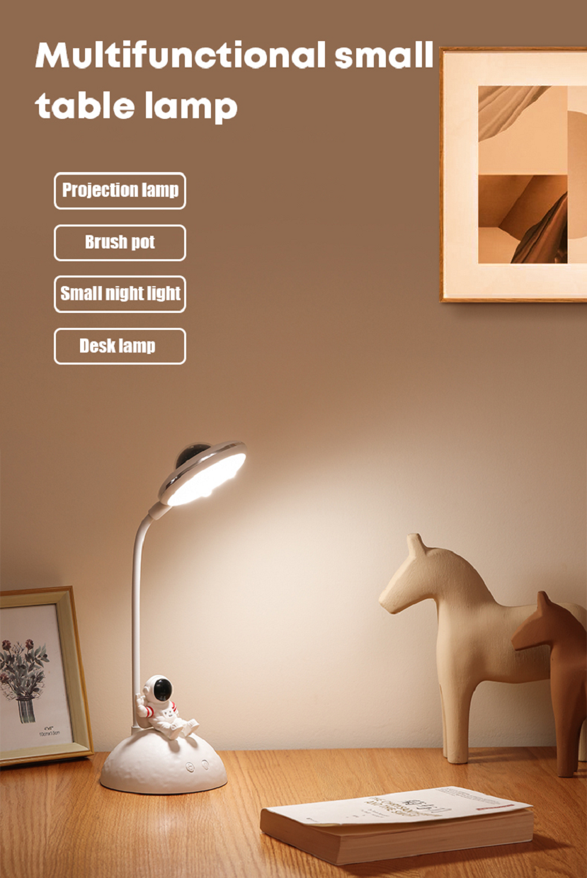 HHD06 New Arrivals 2022 Led-Table-Lamp Eye Protection Starry Sky Projector Lamp Led Reading Lamps For Kids Reading Room