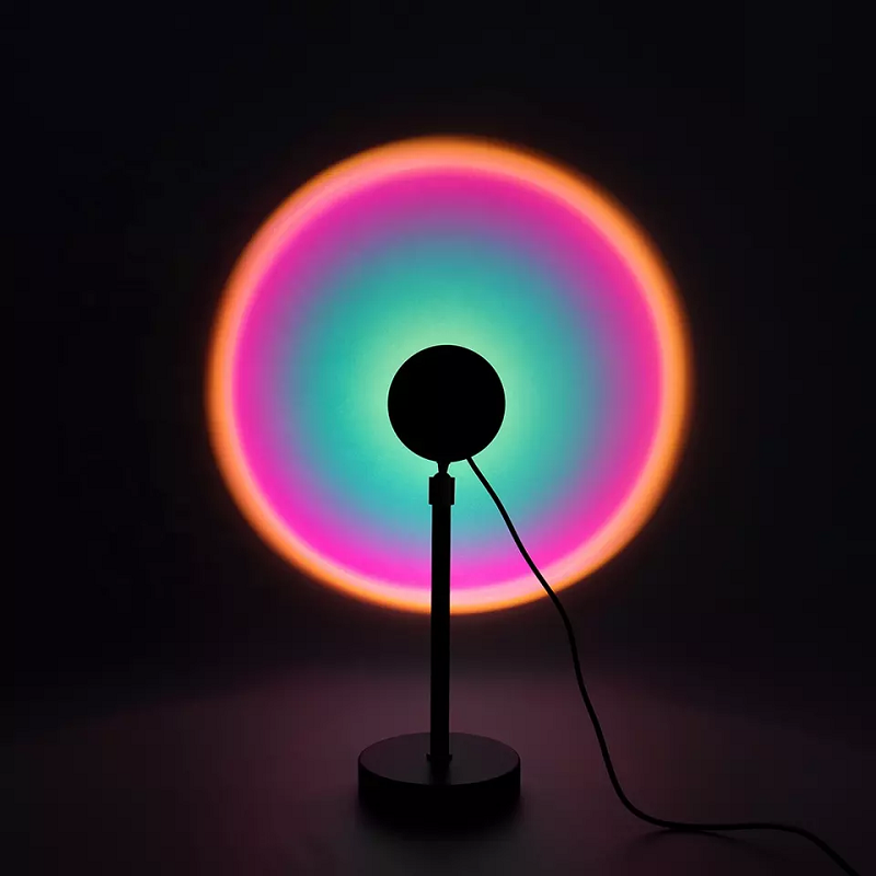 LED Decoration Ambience Sunset Sunrise Light 360 Degrees Photography Floor Lamp Decoration Lights