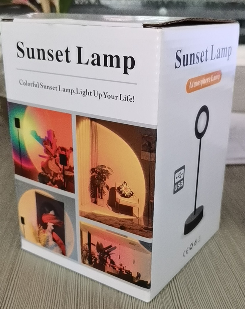 LED Decoration Ambience Sunset Sunrise Light 360 Degrees Photography Floor Lamp Decoration Lights