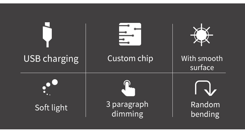 HH003A Led USB Charge Portable Table Lamps  Folding Touch Eye Protection 3W  Small Desk  Lamp For Study Plug-In Lamp