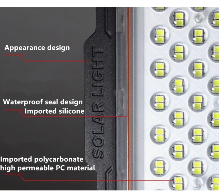 100W Garden Solar Street Light Outdoor Portable LED Solar Power Light IP67