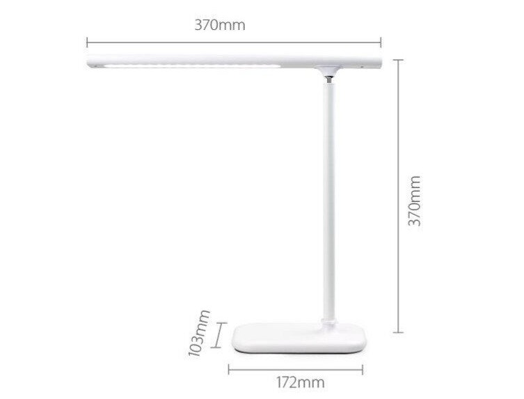 HH011 Six-Speed Dimming Hot Sell Folding Three Color Table LED Lamp Table Light Reading Lamp For Office Bedisde Study Desk Lamps