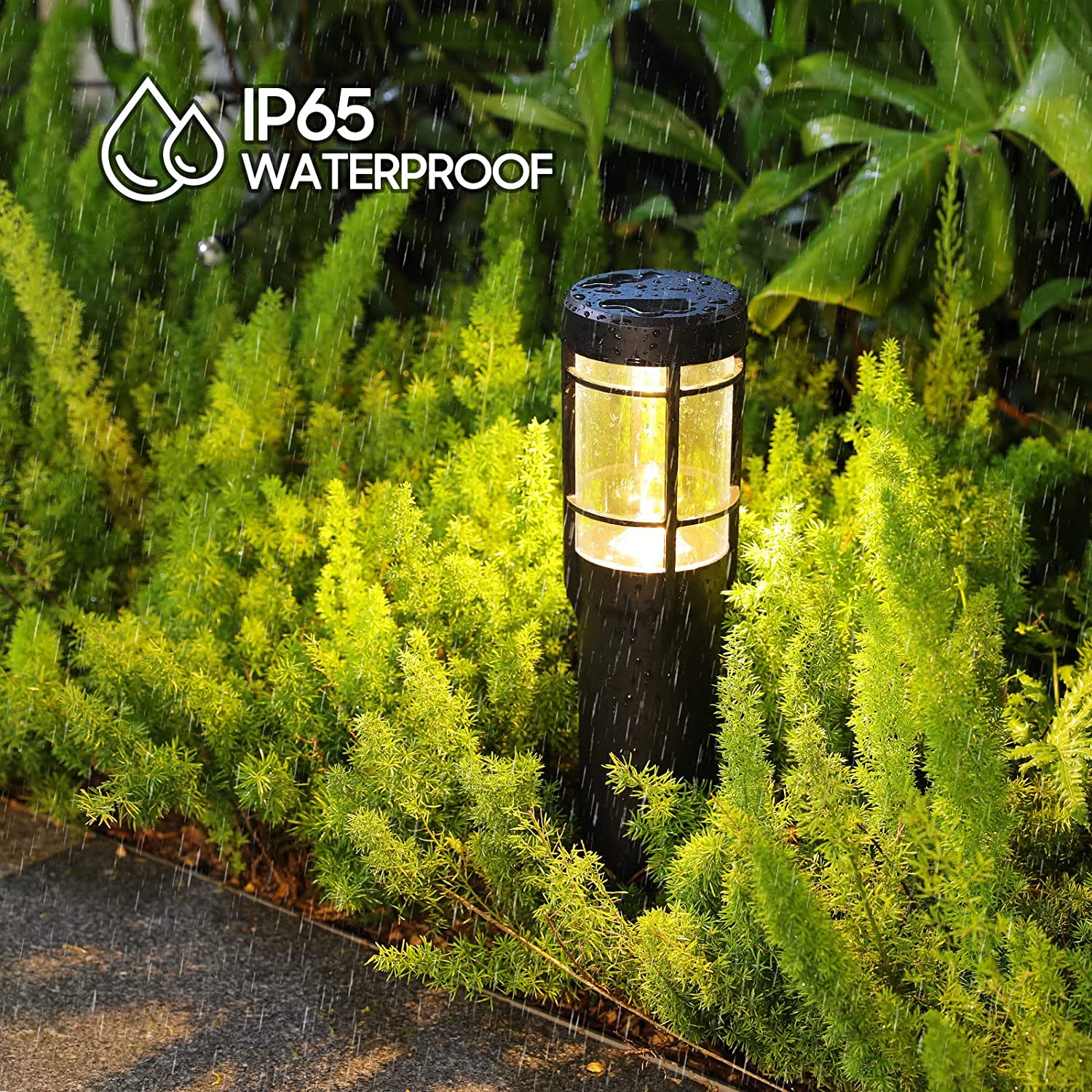 HH213A Lawn Lights Solar Street Lights Outdoor Waterproof Garden ABS Festival Decorative Lighting Ground Plug Lamp Outdoor Courtyard