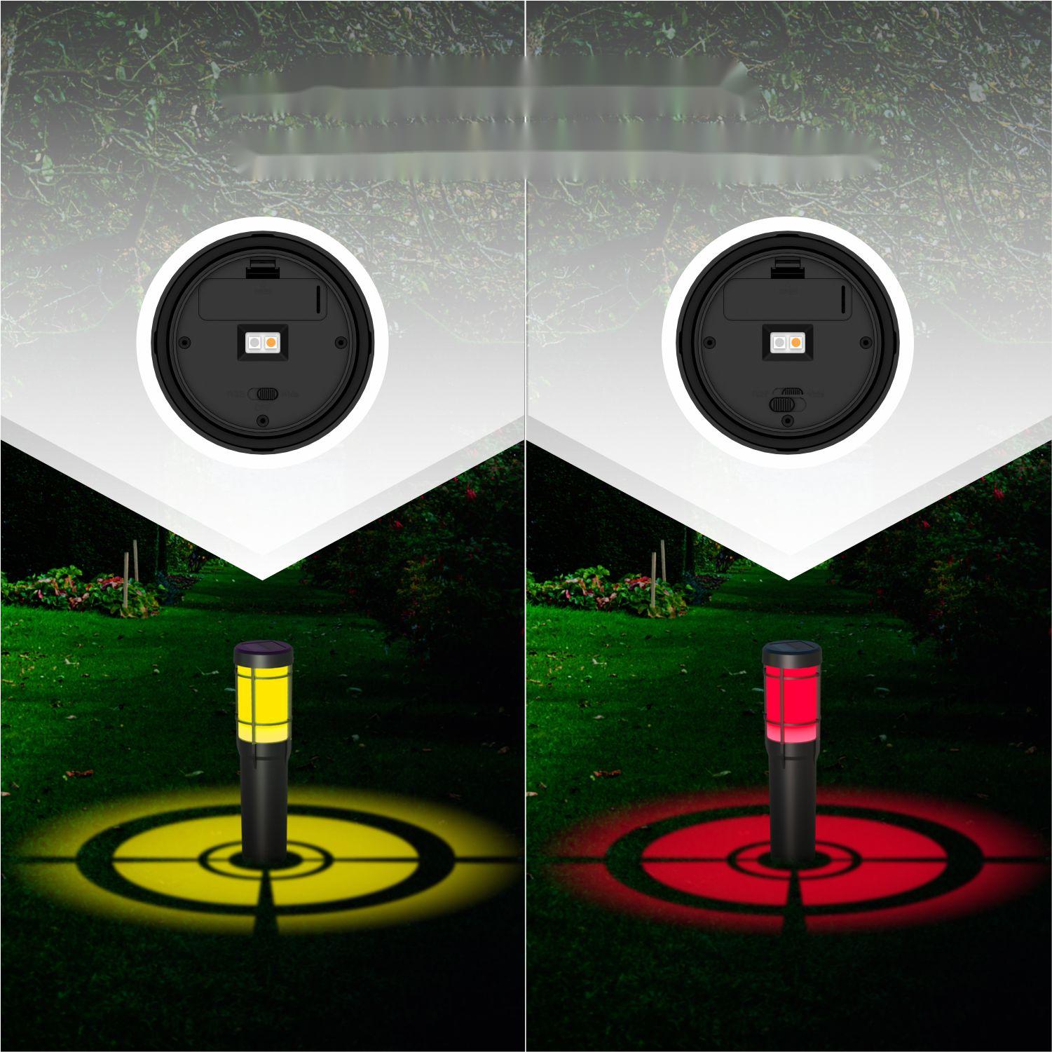 HH213A Lawn Lights Solar Street Lights Outdoor Waterproof Garden ABS Festival Decorative Lighting Ground Plug Lamp Outdoor Courtyard