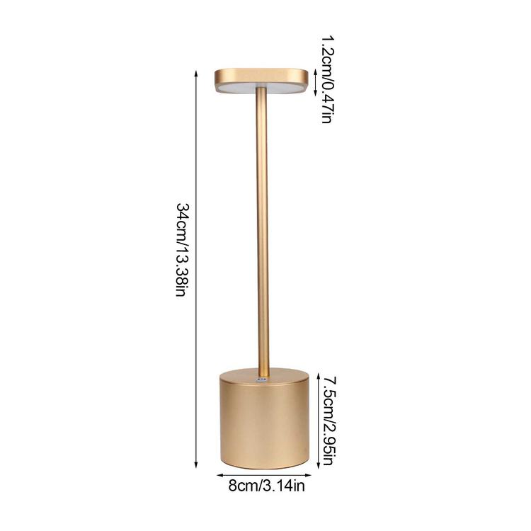 HHJ01 Modern  European Design Hotel Decoration LED Table Lamp Restaurant Rechargeable Table Lamp Lamps Home Decor Luxury With Battery