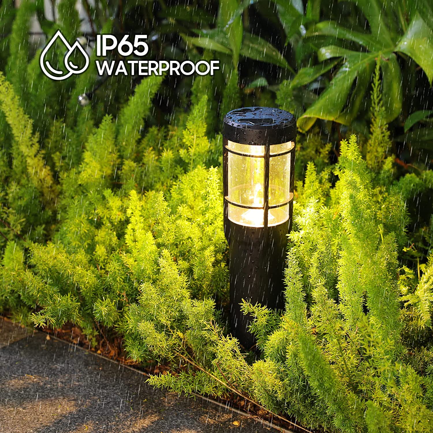 HH231A Lawn Lights Solar Garden Lights Outdoor Waterproof LED Festival Decorative Outdoor Lighting Ground Plug Lamp Outdoor Courtyard