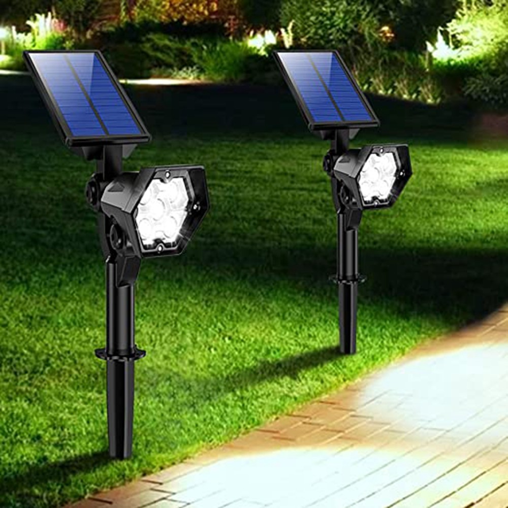 HH203 IP65 Garden Lights Solar Powered Solar Garden Lights Outdoor Waterproof LED Solar Garden Lights Outdoor 2600MAH