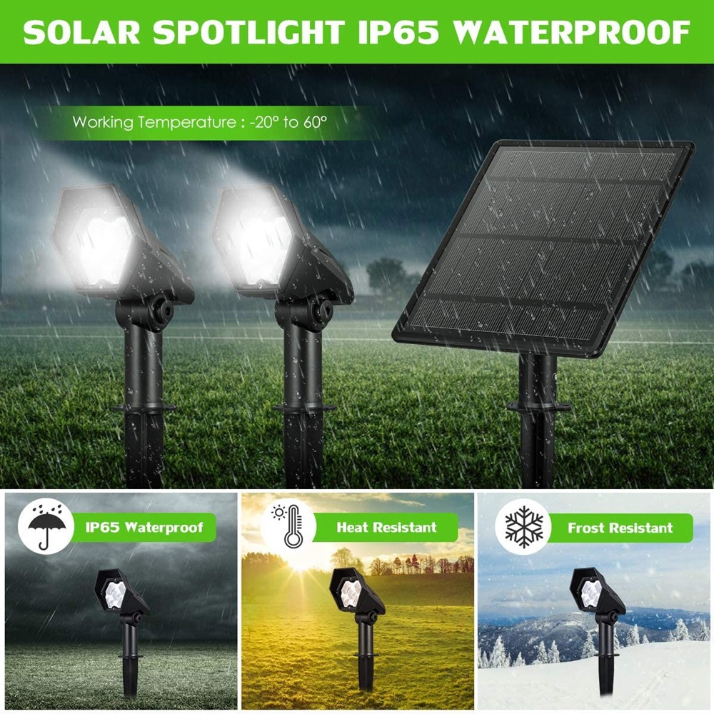 HH193 IP65 Outdoor Garden Solar LED Lamps Wall Lights LED Solar Lights Outdoor Waterproof Solar Flood Lights Outdoor Waterproof LED