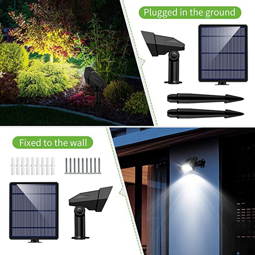 HH193 IP65 Outdoor Garden Solar LED Lamps Wall Lights LED Solar Lights Outdoor Waterproof Solar Flood Lights Outdoor Waterproof LED