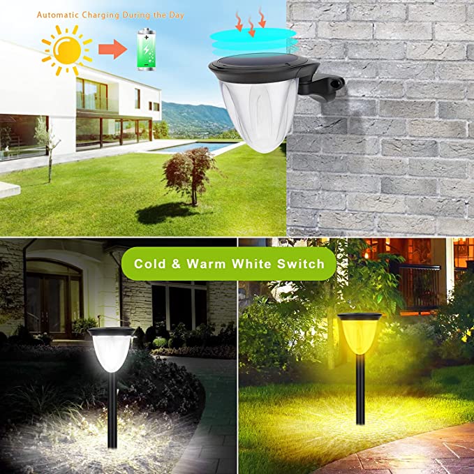 HH201 Plug-In Waterproof Outdoor LED Solar Energy Garden Light Solar LED Outdoor Portable Lights Camping Light Portable USE