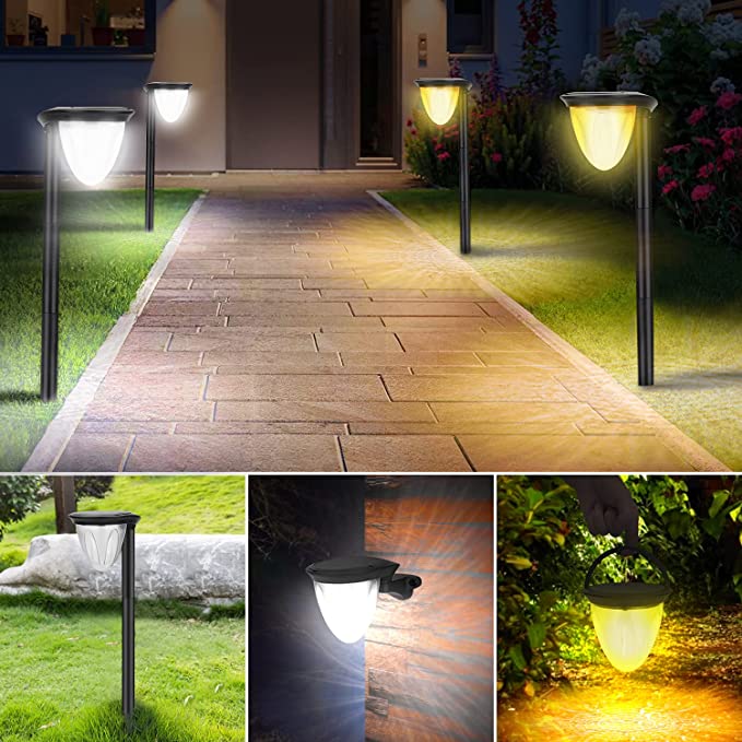 HH201 Plug-In Waterproof Outdoor LED Solar Energy Garden Light Solar LED Outdoor Portable Lights Camping Light Portable USE