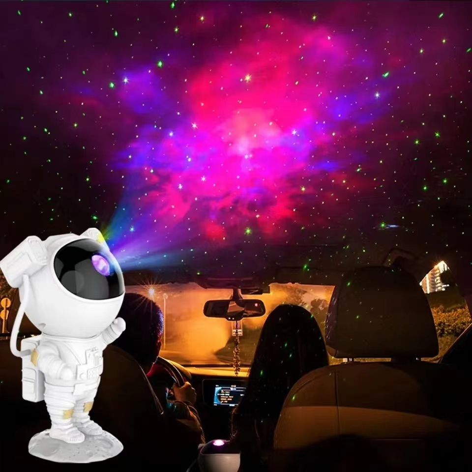 HH510 Astronaut Lamp Projector Night Light Projector Timing Function Starry Sky Atmosphere Table Lamp Creative Home Decoration