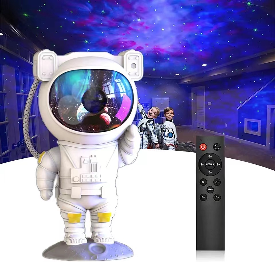 HH510 Astronaut Lamp Projector Night Light Projector Timing Function Starry Sky Atmosphere Table Lamp Creative Home Decoration