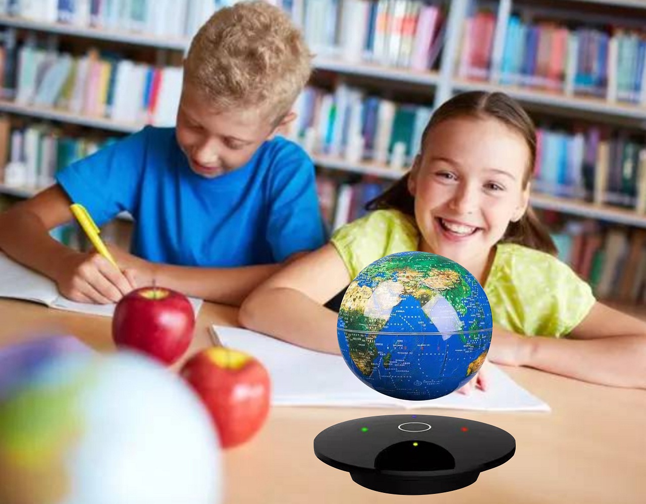 HHS004 RGB Color Magnetic Levitating Lamp LED Earth Light 3D Planet Magnetic Lamp Globe Light Lamp Unique For Bedroom Kids