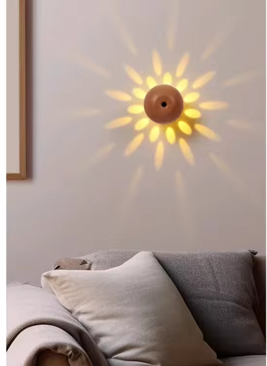 NO-HB037 / NO-HB038 Warm Light Rechargeable LED Night Light Wall Lamp Gesture Smart Home Light Can Be Used For Bedroom Living Room Hallway