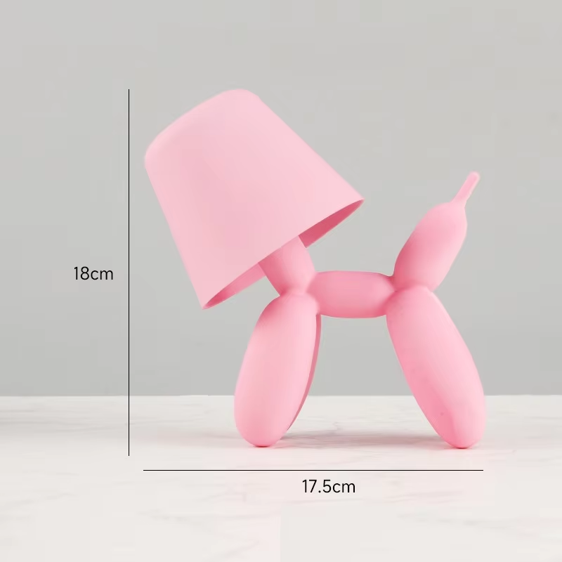 HHN-1898 Balloon Dog 3 Color Night Light