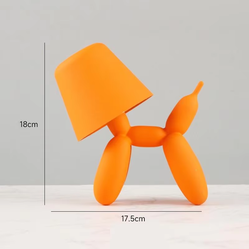 HHN-1898 Balloon Dog 3 Color Night Light