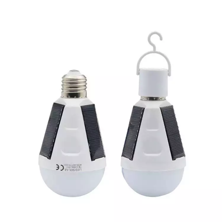 led solar bulb Energy saving rechargeable  bulb light with built-in battery emergency bulb