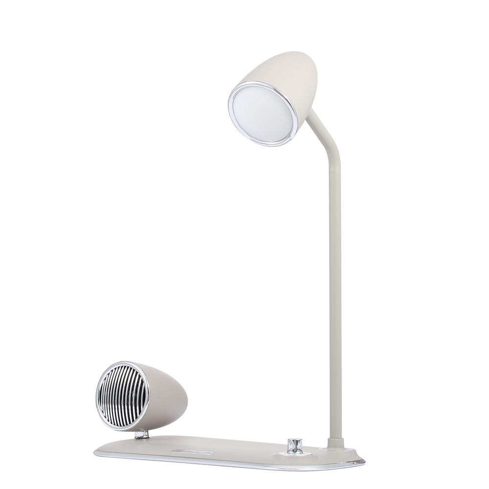 HHS31 High Quality Speakers Bluetooth  Led Desk Lamp With Wireless Charger Rotary Switches 360 Degree Removable Lamp Post Bedroom