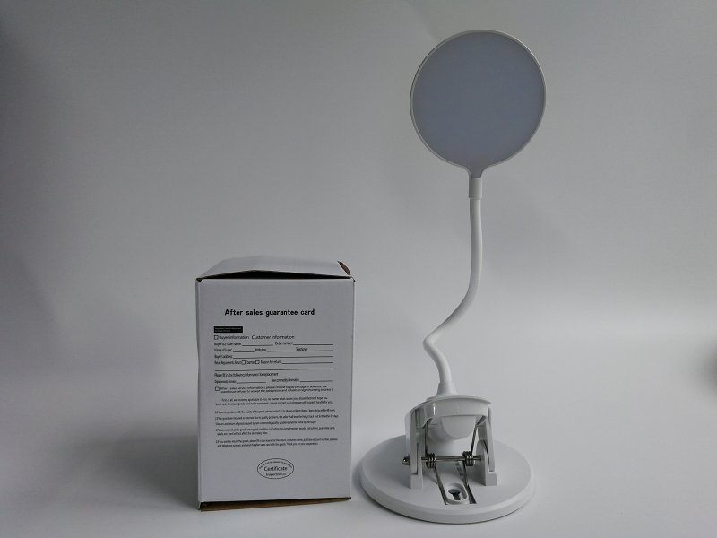 HH003D New Portable LED Clip Light Study Light Table Lamp 360 Dormitory Adjustable Light Children Bedroom Creative LED Bedside Lamp