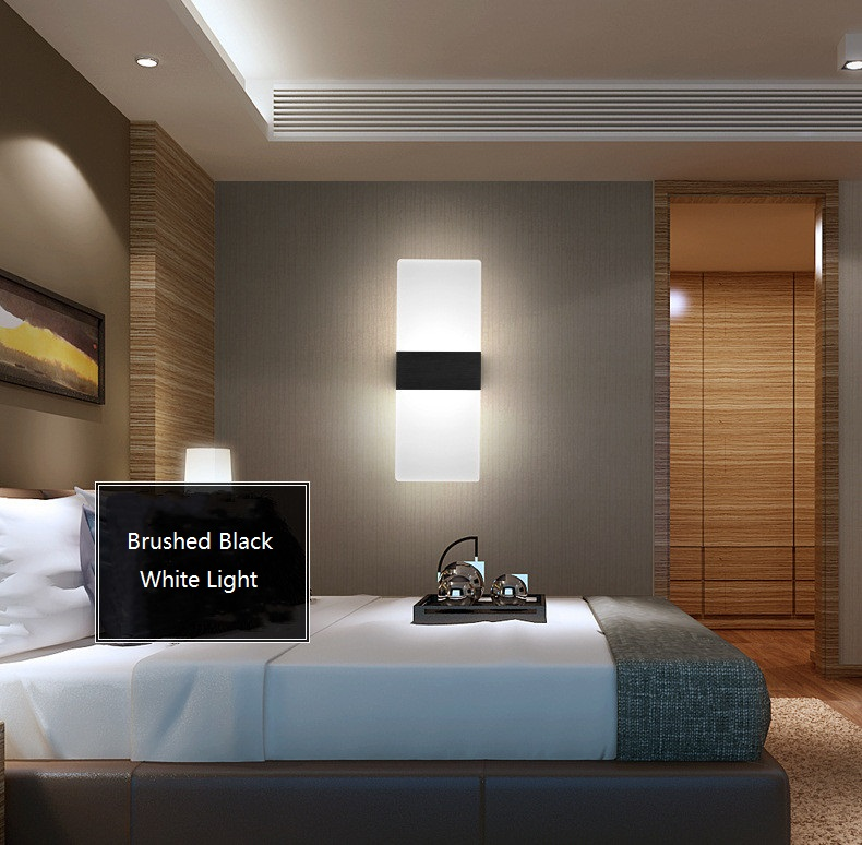 Lighting Hotel Corridor Indoor LED Wall Lamp Light Bedroom Living Room Lamp Aluminum Wall Lamp Modern Warm White LED Light