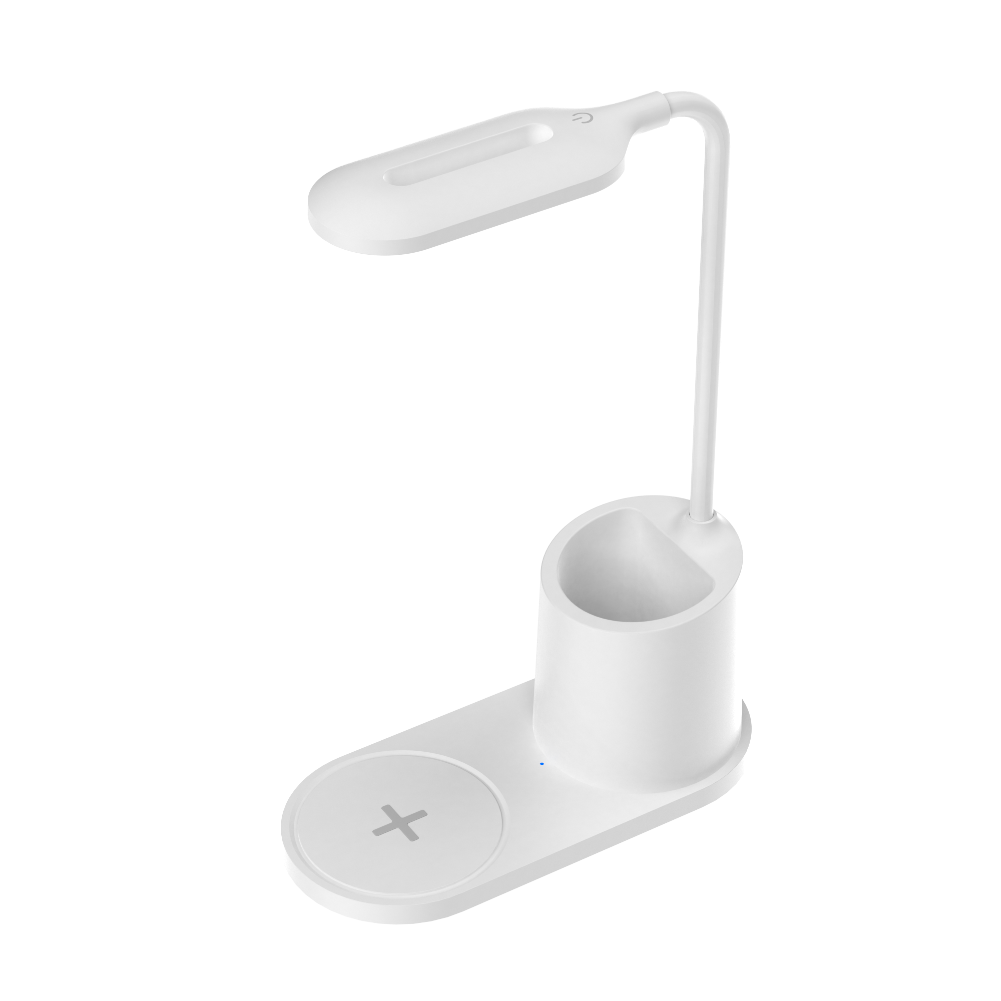 HHT513 Portable  Eye Protect Light USB Folding LED Desk Lamp With Wireless Charger Designer LED Table Lamp For Bedside Reading Room