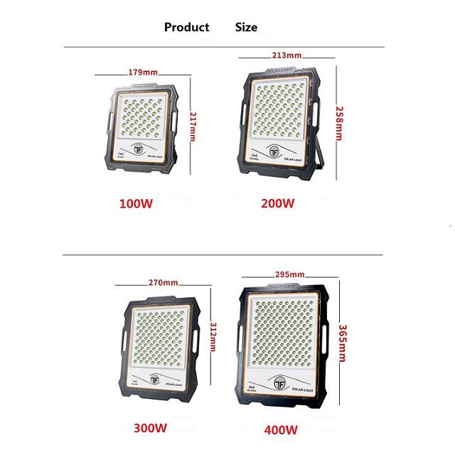 100W Garden Solar Street Light Outdoor Portable LED Solar Power Light IP67