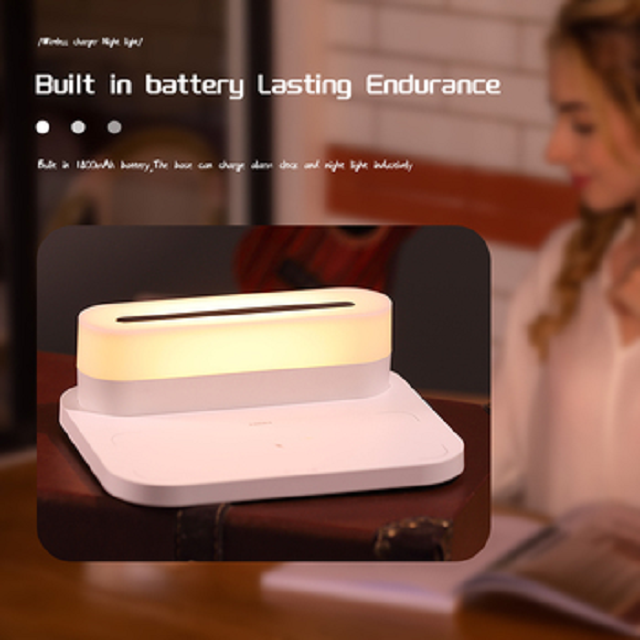 Fast Wireless Charging For Iphone Lamp With Wireless Charging New Led Table Lamps Cordless Modern Bedside Touch Night Light