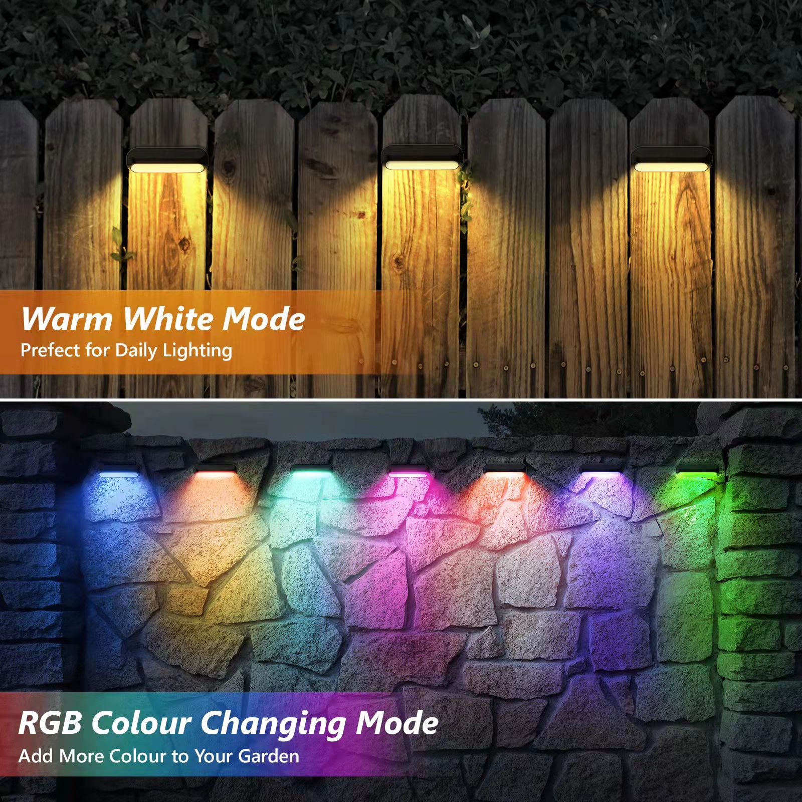 Decorative Lighting For Garden Fence Wall Porch Waterproof Garden Outdoor Yard Recessed Light For Stairs Step Lights Wall Lamp