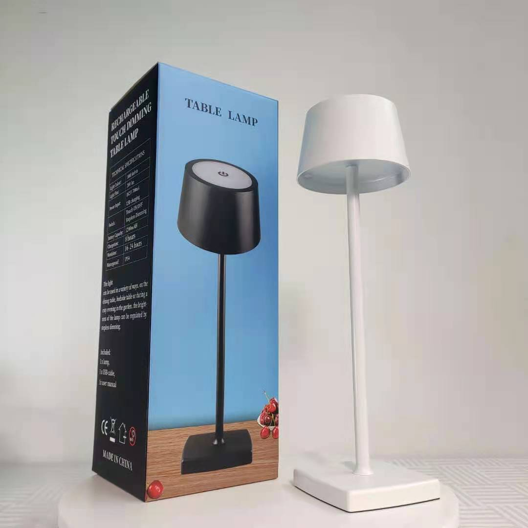 HHJ02 European Design Led Rechargeable Light For Home Decorations Lamps Luxury Rechargeable Touch Led Table Lamp Restaurant Light