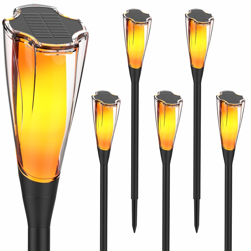 Solar Garden Lights Outdoor Waterproof LED Garden Solar Light HH238 LED Solar Lights Outdoor Waterproof 12 Hours Spike Lamp