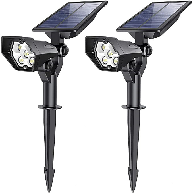 HH203 IP65 Garden Lights Solar Powered Solar Garden Lights Outdoor Waterproof LED Solar Garden Lights Outdoor 2600MAH