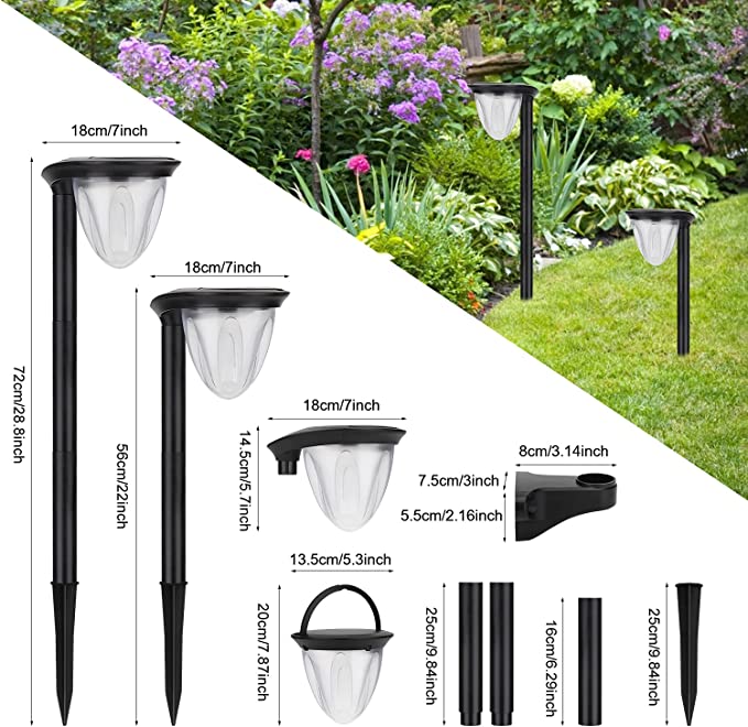 HH201 Plug-In Waterproof Outdoor LED Solar Energy Garden Light Solar LED Outdoor Portable Lights Camping Light Portable USE