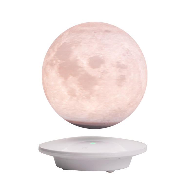 HHS003 3 Color Magnetic  Floating Moon Lamp LED Moon Light  3D Light Planet Lamp  Levitating Floating Moon Lamp Touch Control