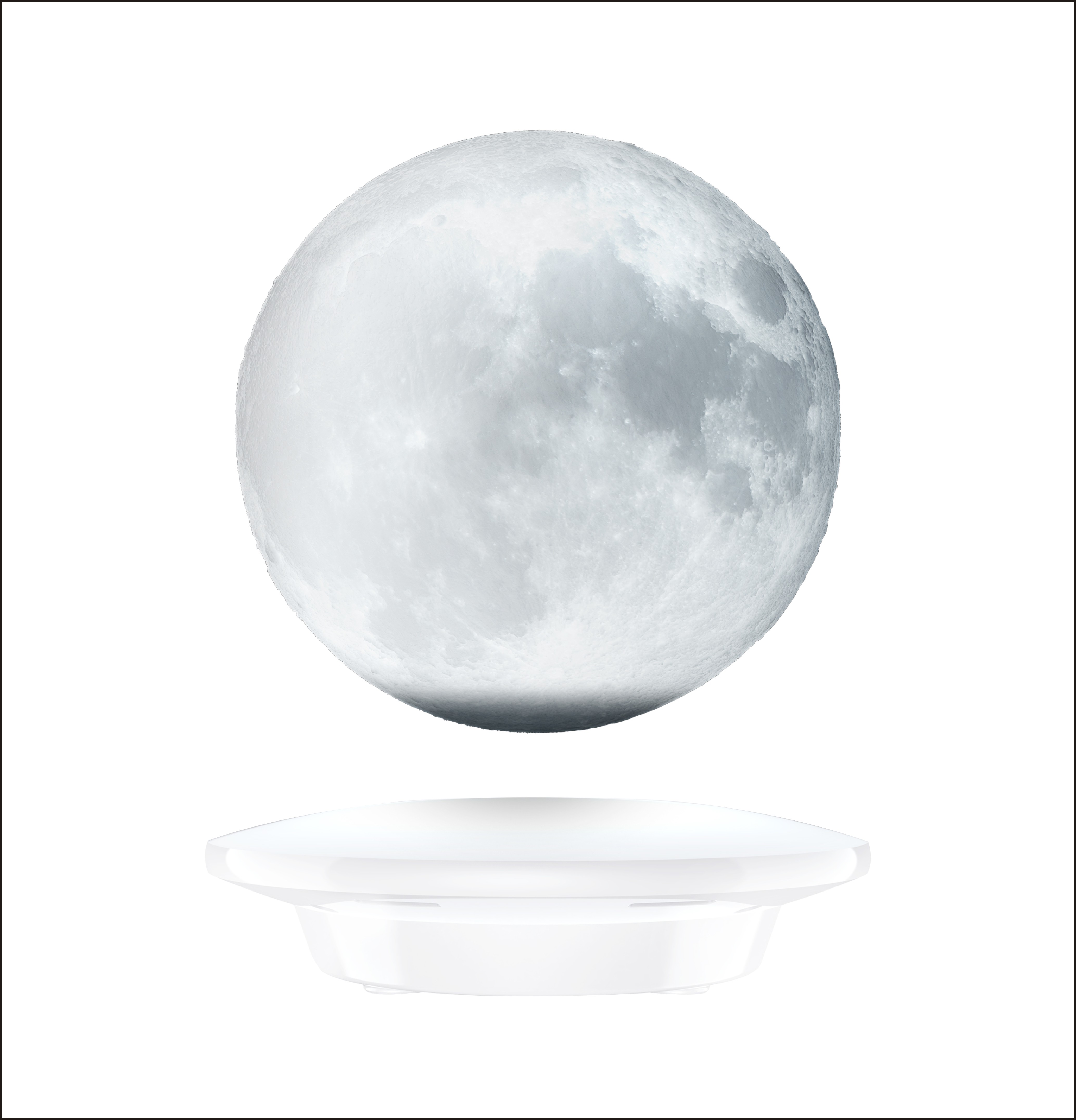 HHS003 3 Color Magnetic  Floating Moon Lamp LED Moon Light  3D Light Planet Lamp  Levitating Floating Moon Lamp Touch Control