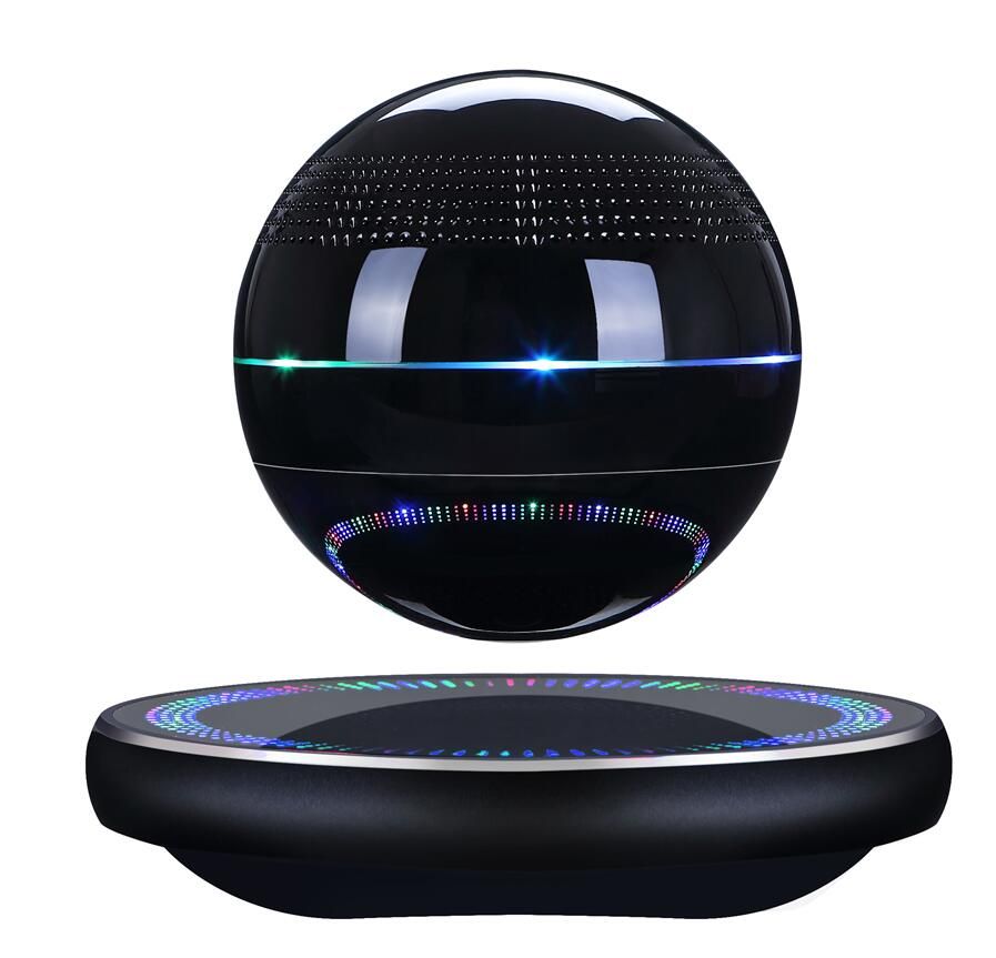 HHS005 Speaker Bluetooth Floating Moon Lamp 3D Music Lights Planet With RGB Color 7 Color LED Night Light For Bedside Decoration