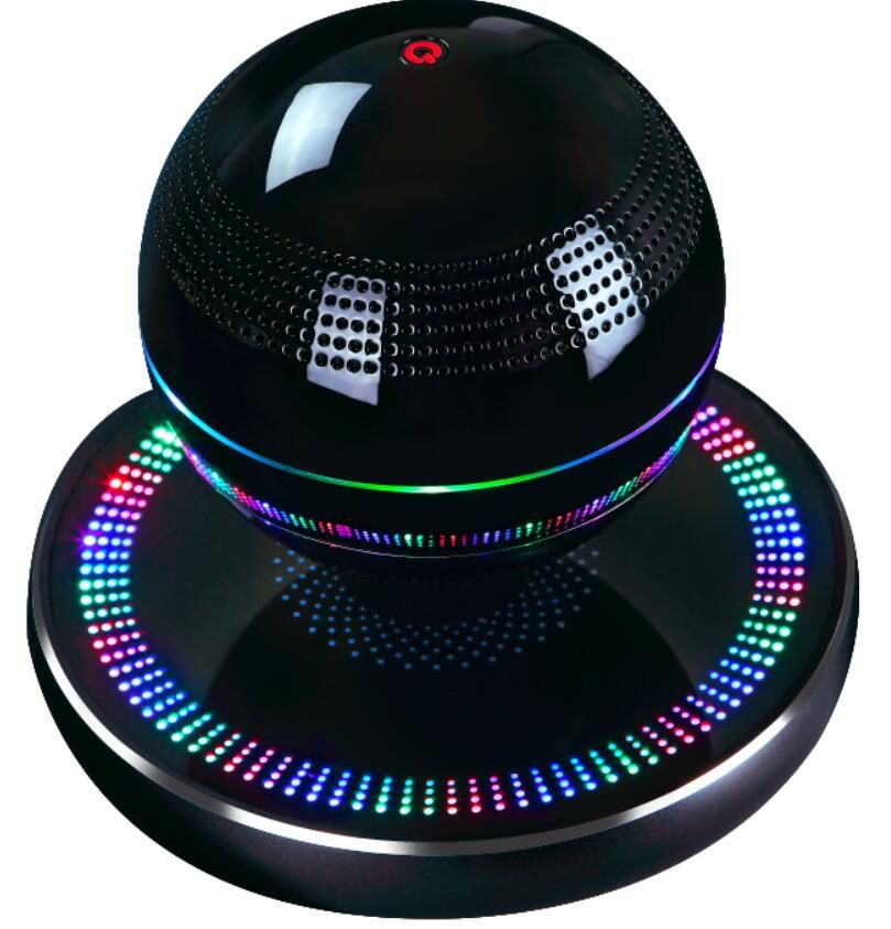 HHS005 Speaker Bluetooth Floating Moon Lamp 3D Music Lights Planet With RGB Color 7 Color LED Night Light For Bedside Decoration