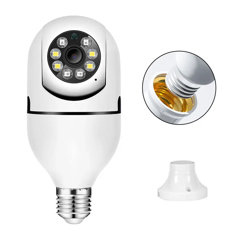 HHV360 Factory Hot Selling Security Camera Bulb Network IP Camera 360 Security Camera HD With Night Vision Remote Control