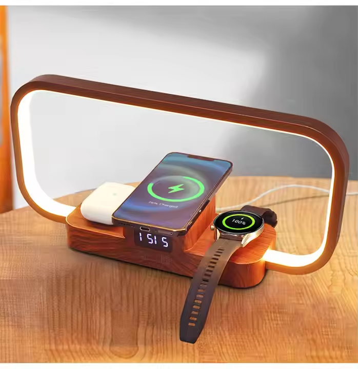 HHN-1718  LED Wireless Charging Table Lamp