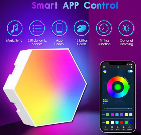 HHX80-3  LED Hexagon Wall lamp