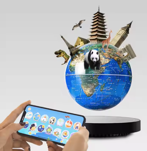 HHS004S  LED Floating Rotation Globe Lamp