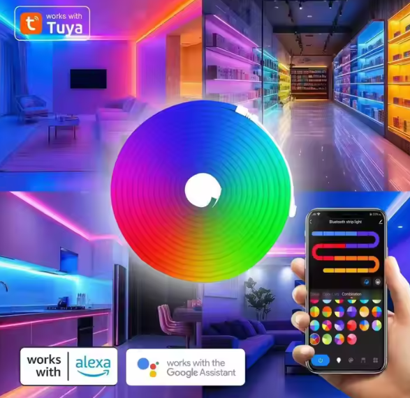 HHS-2106 LED RGB Neon Smart Wifi Strip Light
