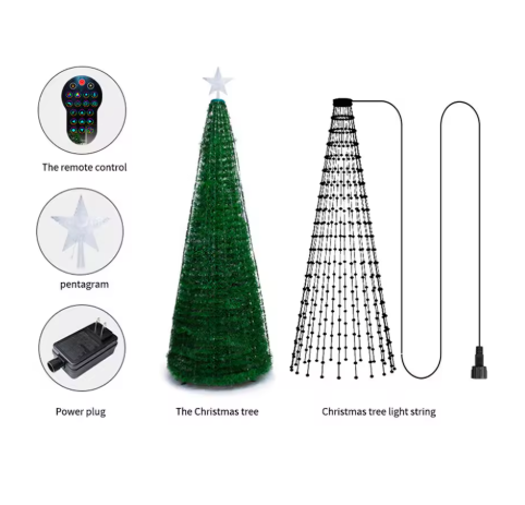 HH-502B-1.5M Smart Christmas Tree Lights String HH-502B-1.5M Smart Christmas Tree Lights String