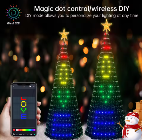 HH-502B-1.5M Smart Christmas Tree Lights String HH-502B-1.5M Smart Christmas Tree Lights String