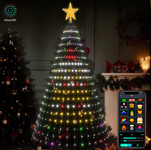 HH-502A-1.5M Smart Christmas Tree Lights String HH-502A-1.5M Smart Christmas Tree Lights String