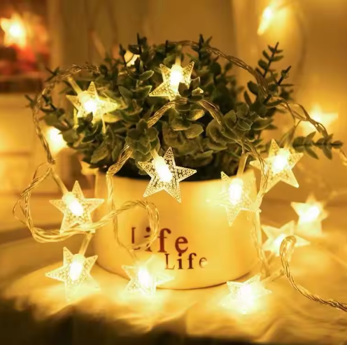 HHS-2101 Little Star Christmas Tree String Lights