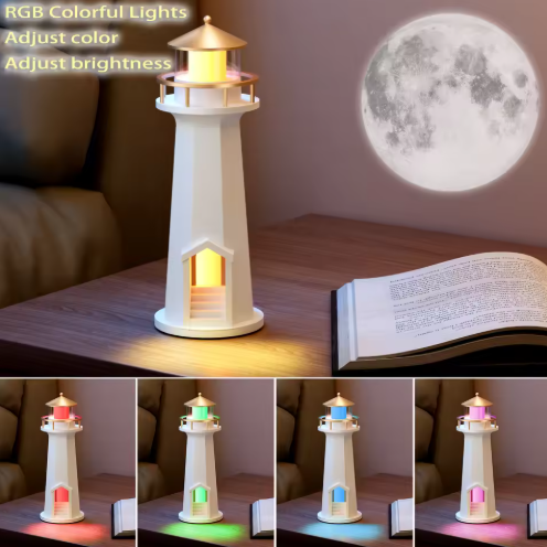 HHN75A  Moonlight Lighthouse