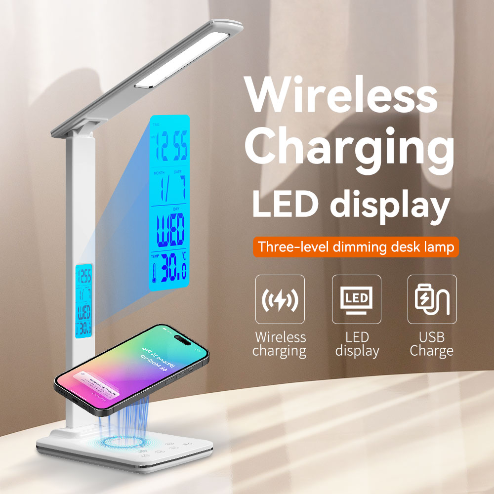 HHT-1766 15W Charger LED Desk Lamp