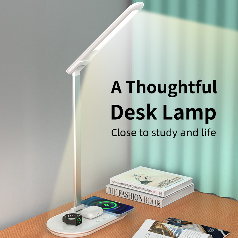 HHT-2096 Wireless Charger Desk Lamp
