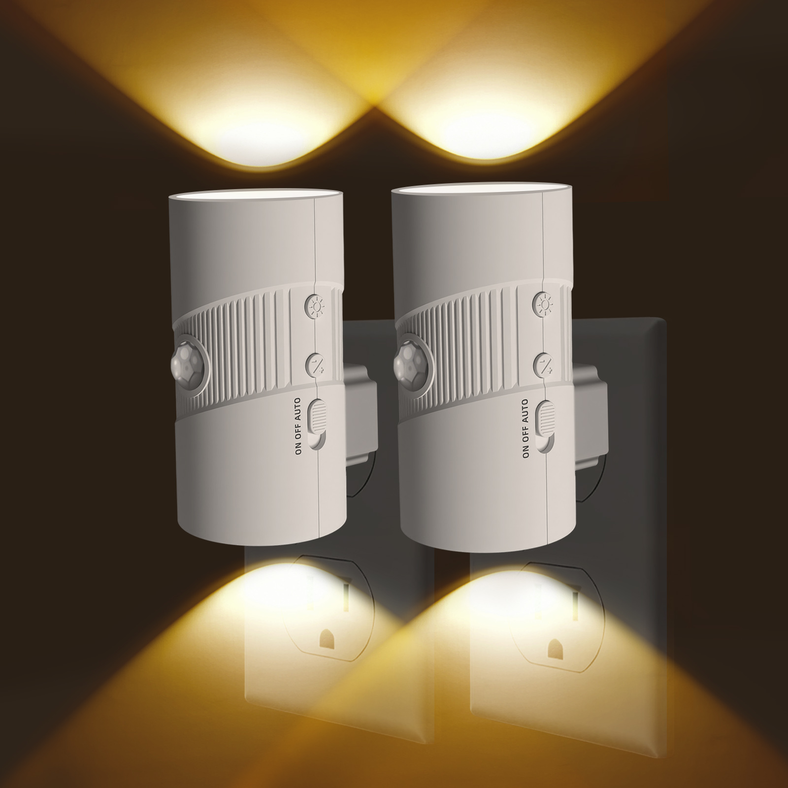 HHN90C Smart Wall Night Light 3CCT with sensor